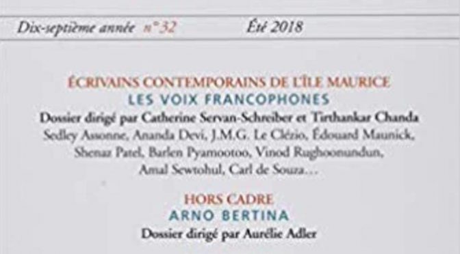 Siècle 21 – Littérature & société – N° 32 – Écrivains contemporains de l’Île Maurice