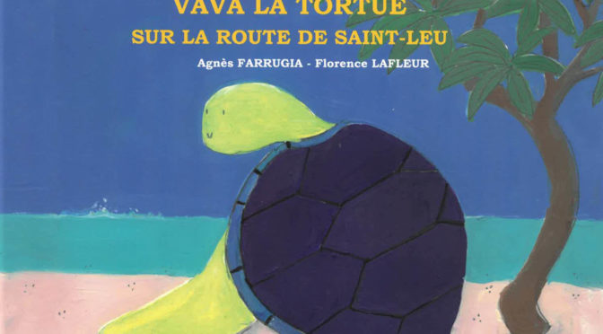 Vava la tortue sur la route de Saint-Leu