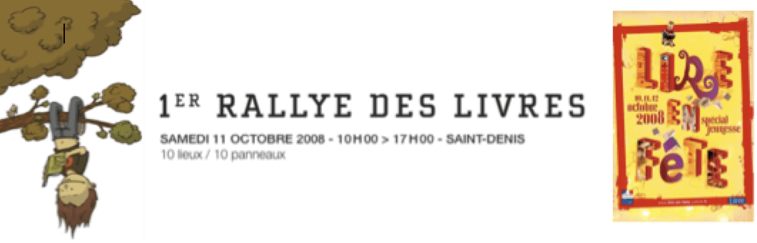 Lire en Fête 2008 - 1er Rallye des Livres 11 octobre 2008 - Dessin de Jace