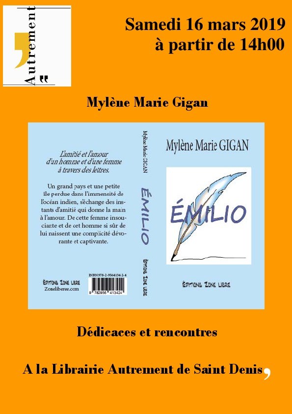 Dédicaces de Mylène Marie Gigan
