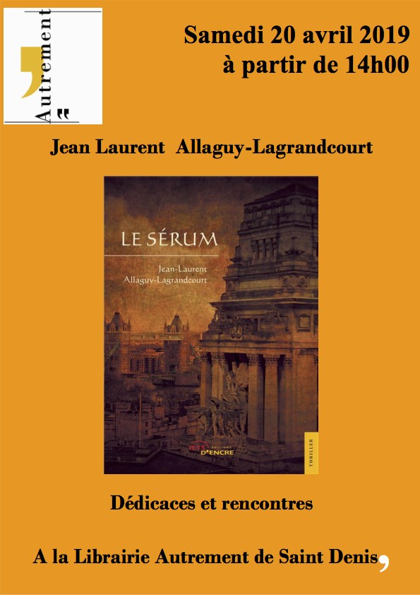 Dédicace de Jean Laurent Allaguy-Lagrandcourt