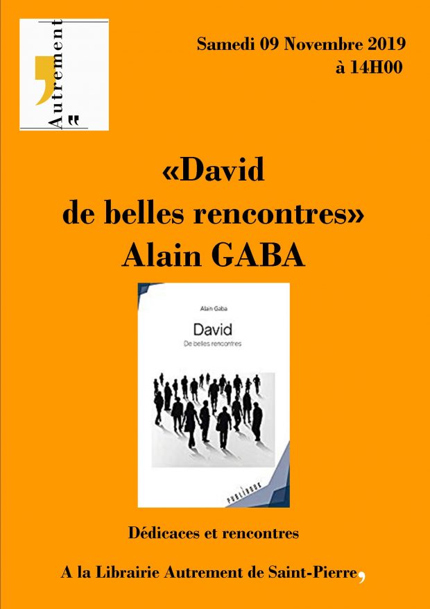 Dédicace d'Alain Gaba