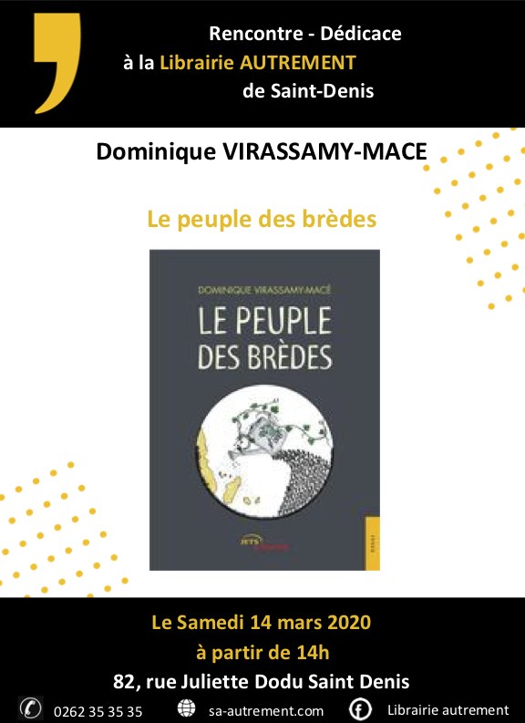 Dédicace de Dominique Virassamy-Macé