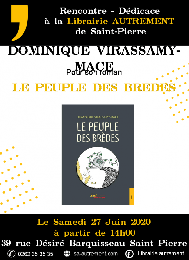 Dédicace de Dominique Virassamy-Macé
