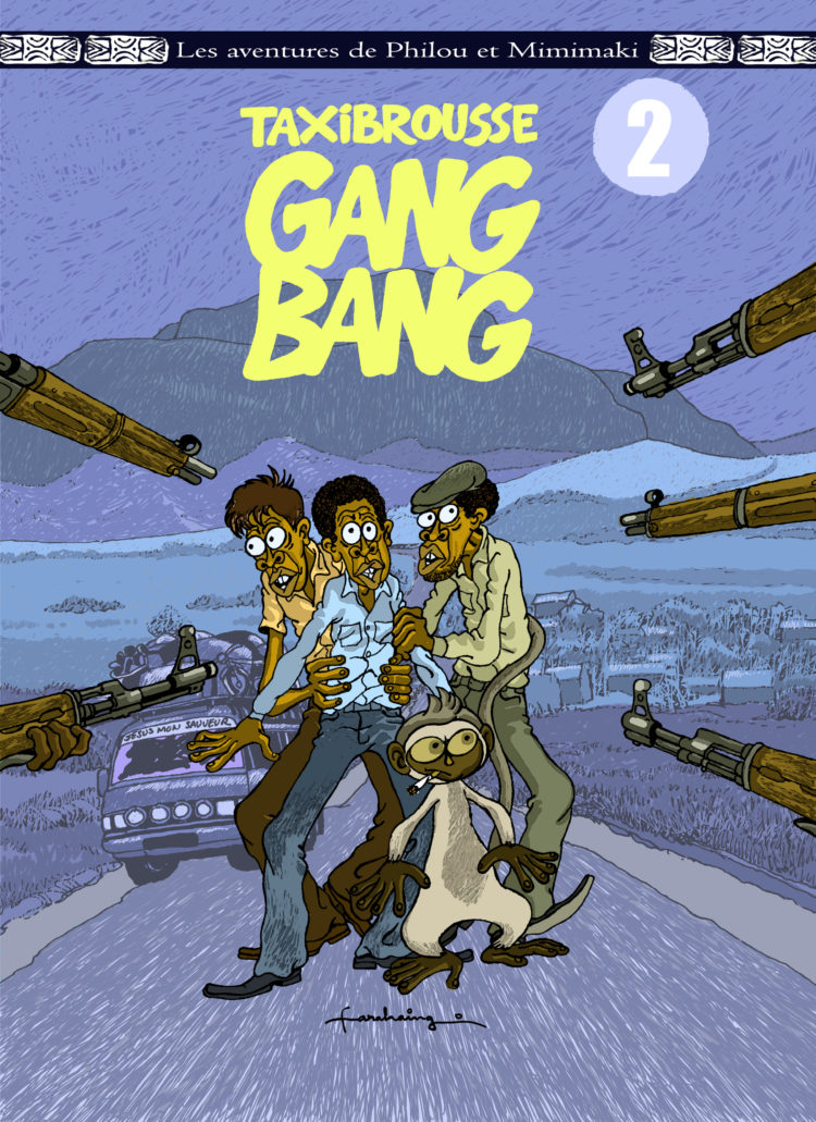 Les aventures de Philou & Mimimaki - Tome 2 - Taxi brousse Gang Bang