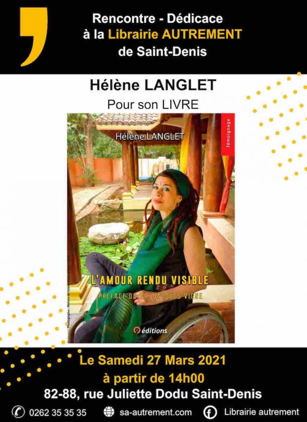 Dédicace d'Hélène Langlet
