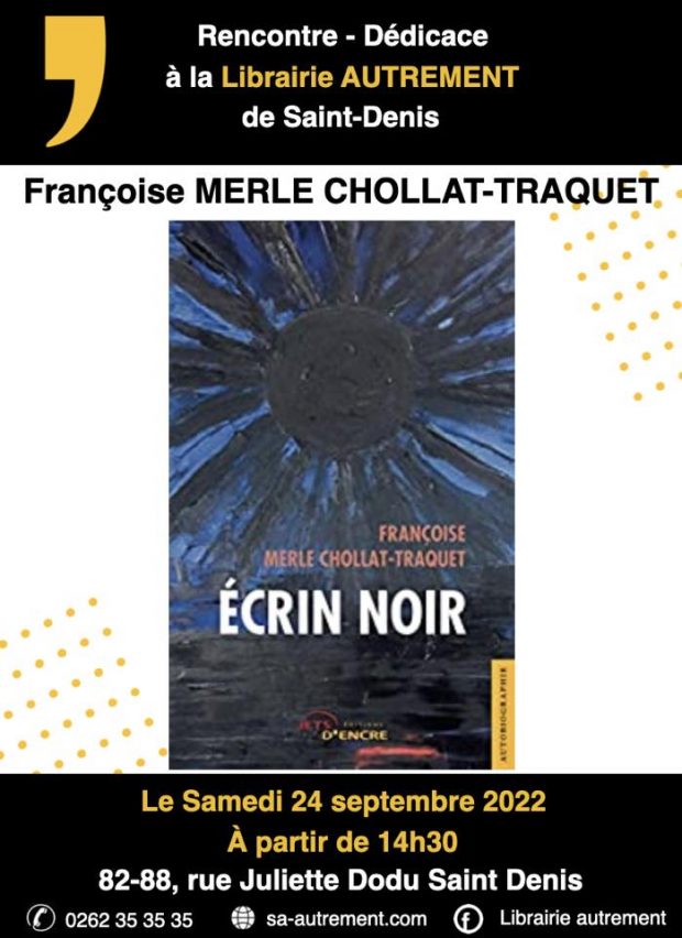 Dédicace de Françoise Merle Chollat-Traquet