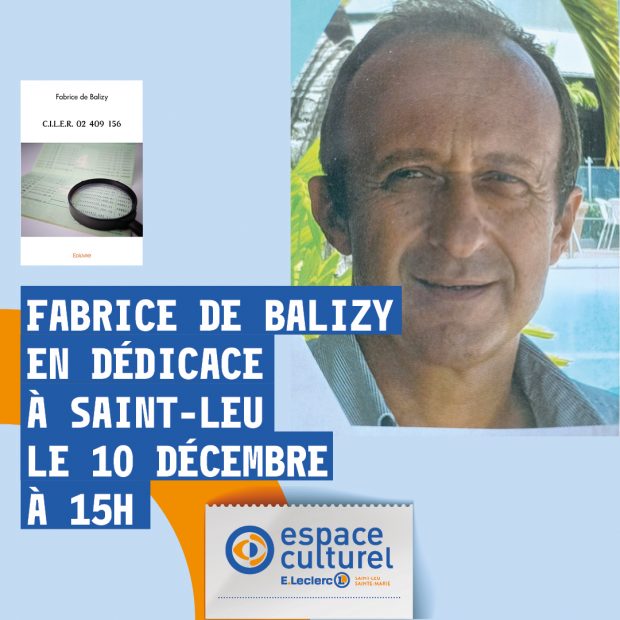 Dédicace de Fabrice de Balizy