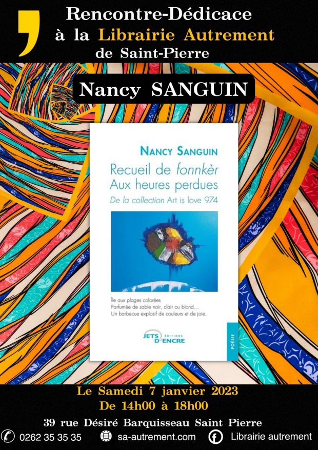 Dédicace de Nancy Sanguin